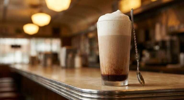 The Classic New York Egg Cream: Chocolate, Seltzer, and Milk Done Right
