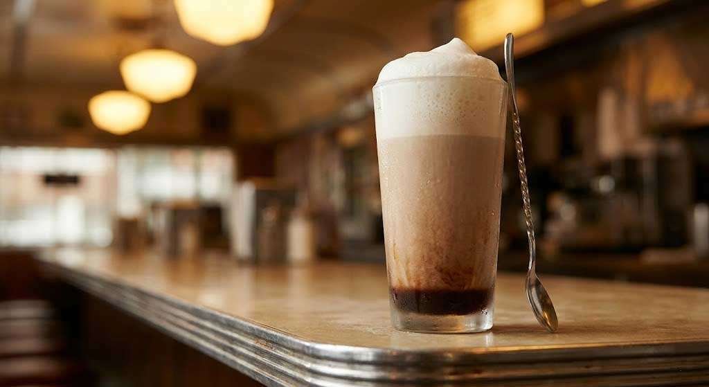 The Classic New York Egg Cream: Chocolate, Seltzer, and Milk Done Right