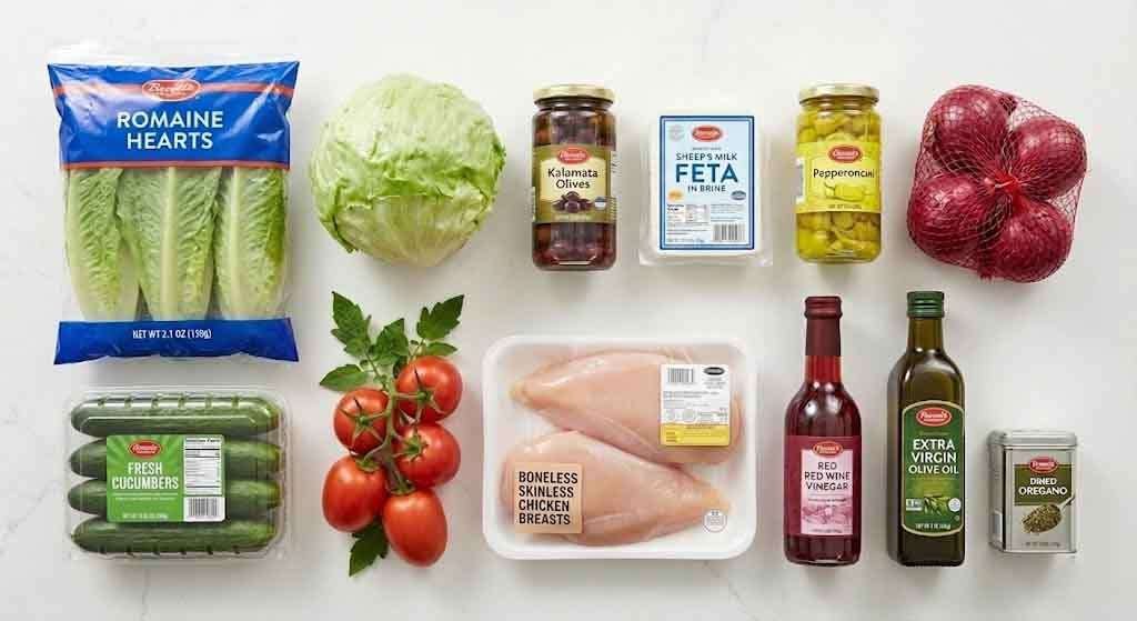 Greek Salad with Grilled Chicken