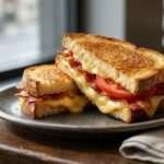 The Ultimate Diner Grilled Cheese: Sourdough, Bacon, & Tomato
