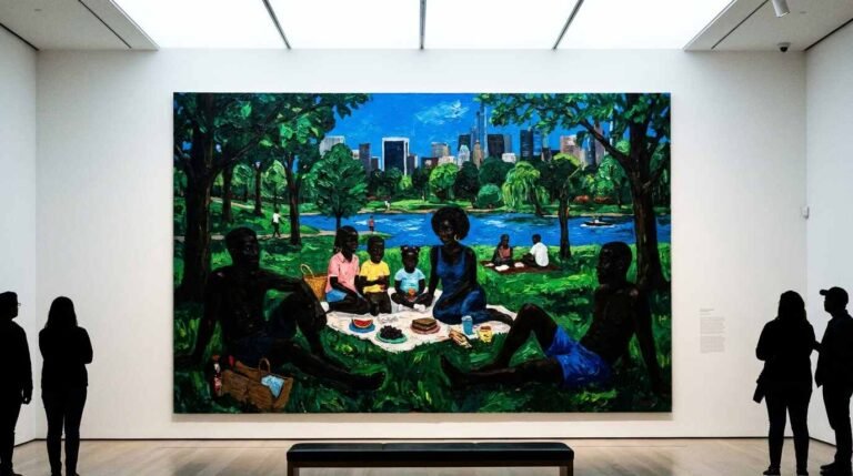 Kerry James Marshall Decided to Paint Black People Into Art History. The Work Sells Like It’s Making Up for Lost Time.