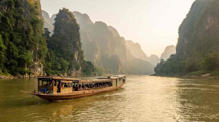 The Ferryman Doesn’t Ask Where You’re Going: Adrift on the Mekong Between Luang Prabang and Huay Xai