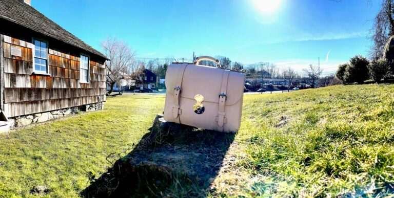 The Briefcase Maker Across from the Brewster House: Leather, Spies, and the Geography of a Craft