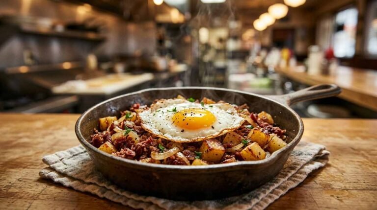 How to Make Crispy Diner Corned Beef Hash From Scratch