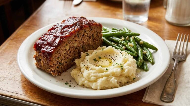 Diner Meatloaf: The Binder, the Glaze, and the Clean Slice