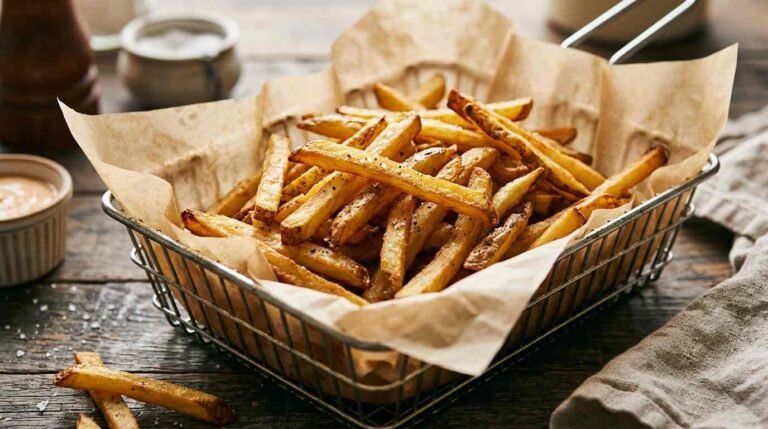 Twice-Fried Hand-Cut Fries: Two Temperatures, One Good Reason