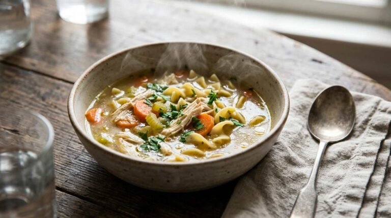 A Sick-Day Chicken Noodle Soup You Can Make From One Pot